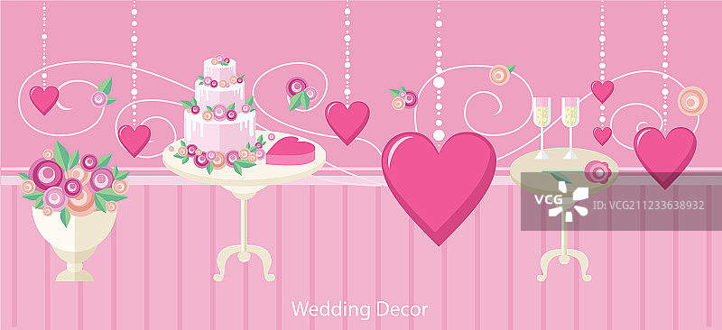 婚礼装饰时尚内饰图片素材