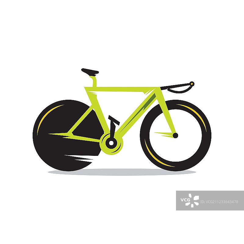 卡通自行车图片素材