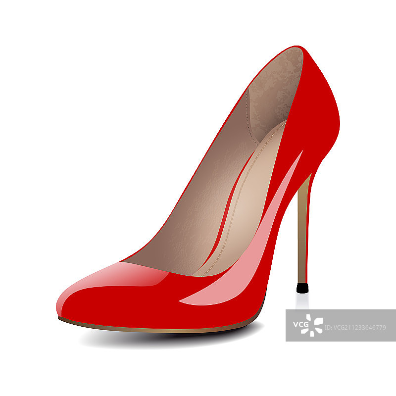 红色高跟鞋图片素材