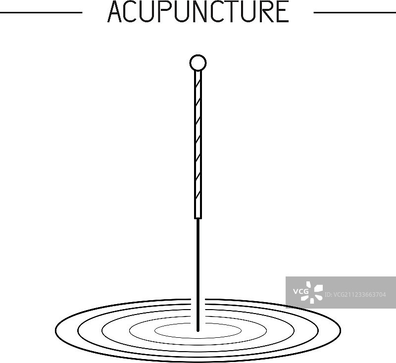 针灸和按摩中医元素图片素材