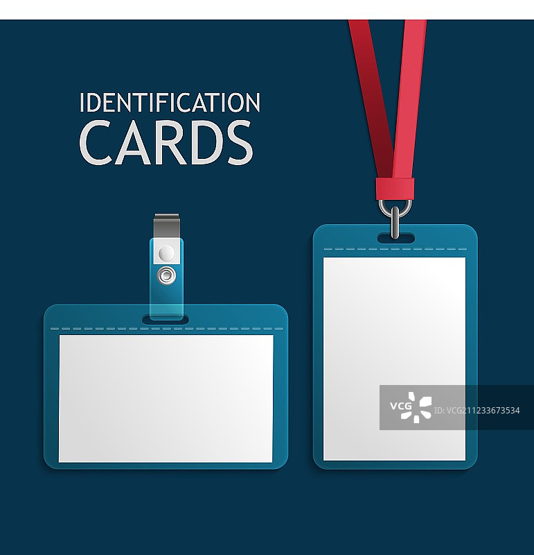 徽章身份塑料ID卡图片素材