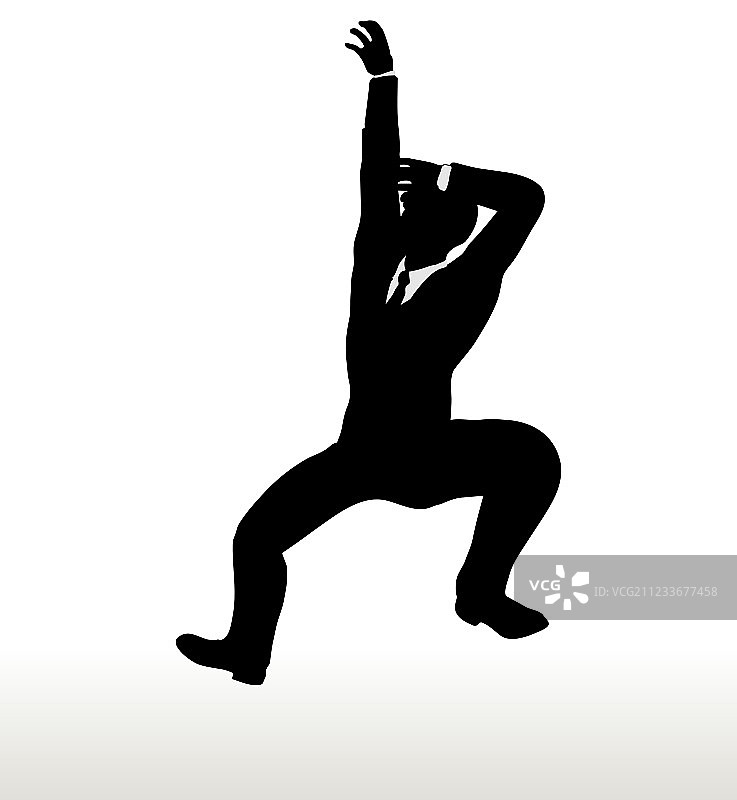 商务男人剪影图片素材