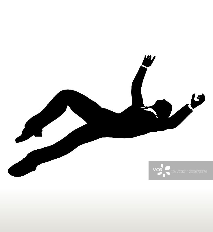 商务男人剪影图片素材