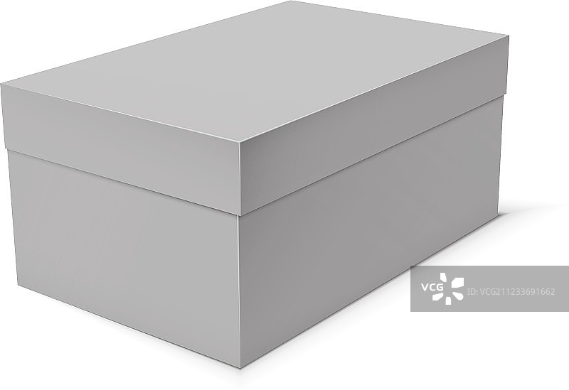 空白纸或纸板盒模板图片素材