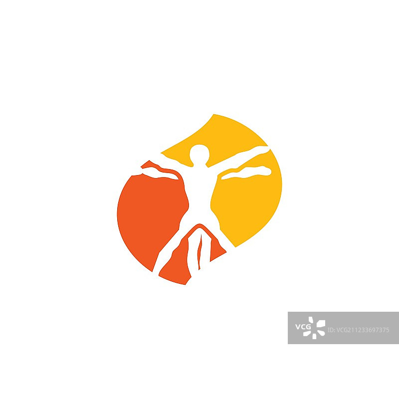 维特鲁威人标志图片素材