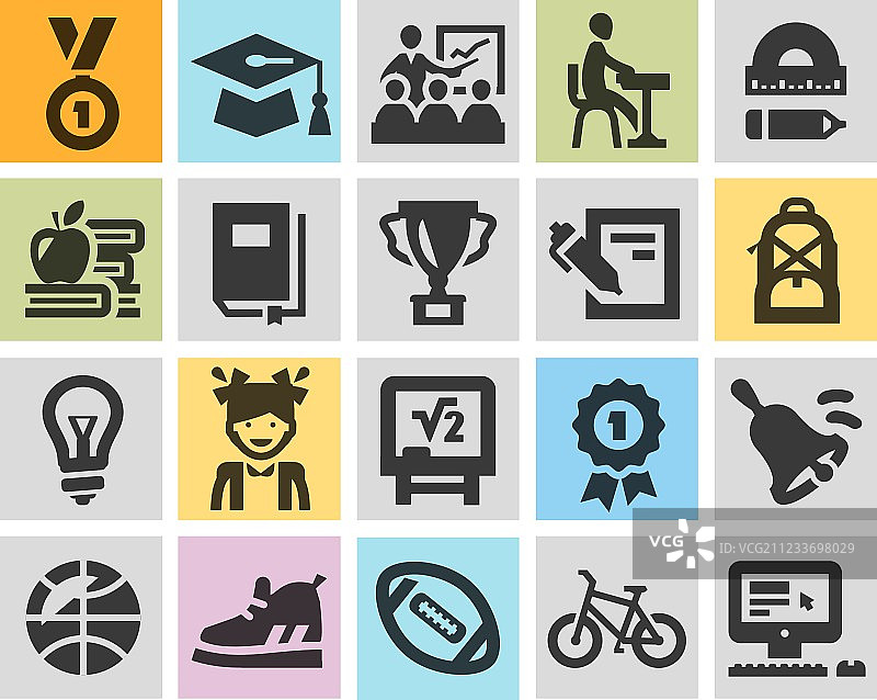 教育Logo设计模板：学校图片素材