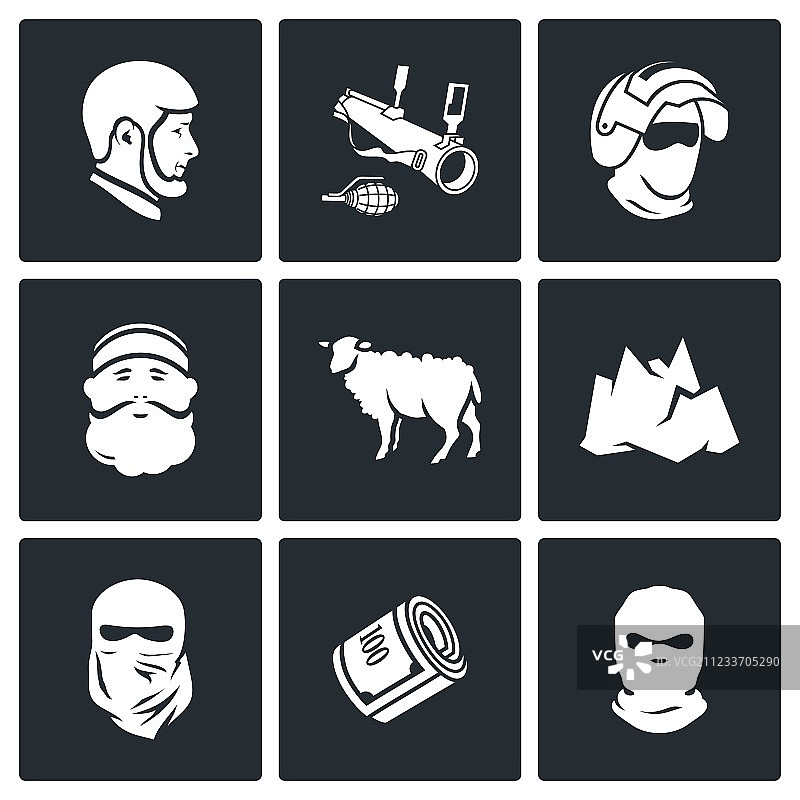 高加索图标图片素材