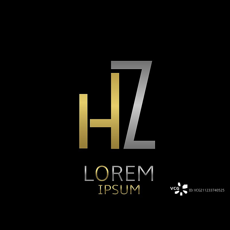 HZ字母标志图片素材