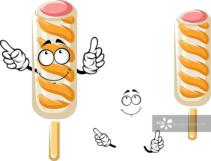 卡通冰棒角色图片素材