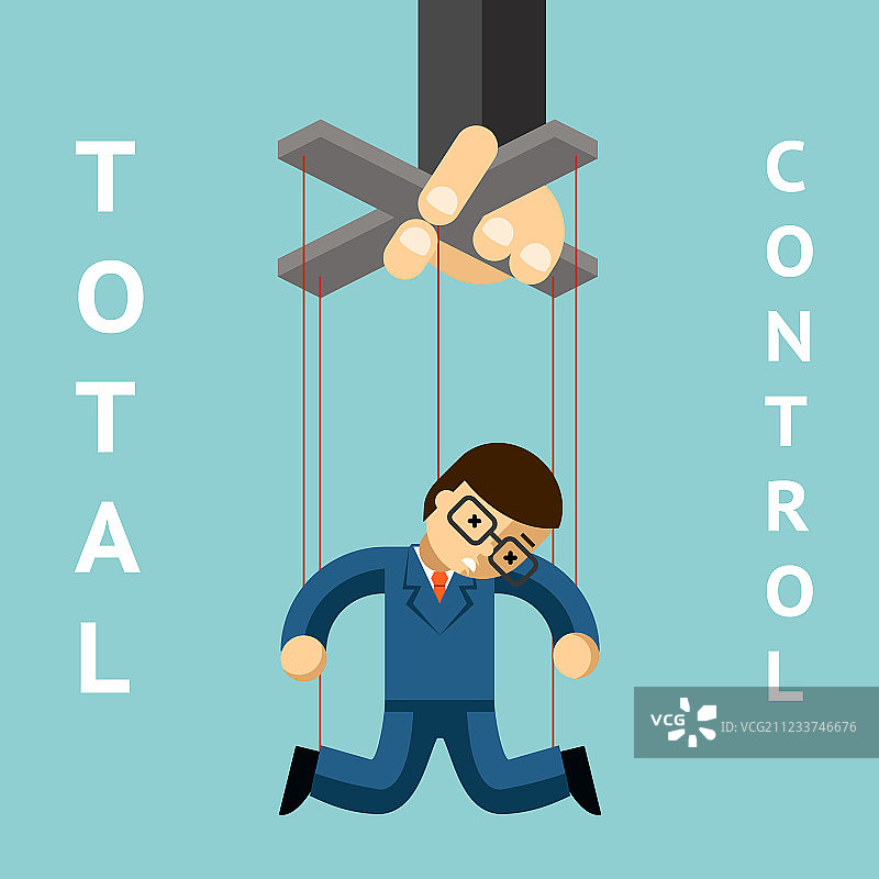 被操控的商人图片素材