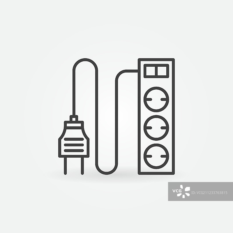 插线板图标或标志图片素材