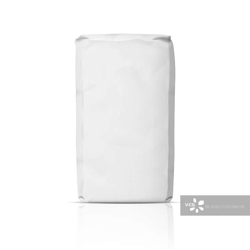 空白纸面粉袋图片素材