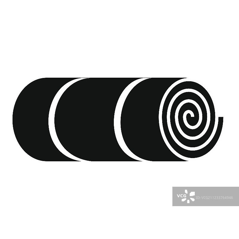 卷起来的旅行垫子图片素材