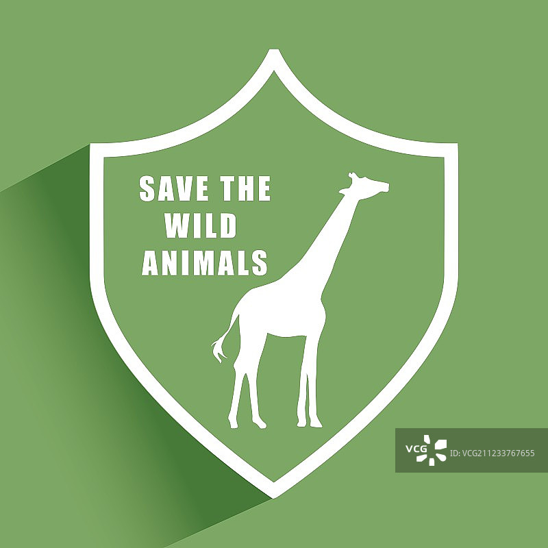保护动物设计图片素材