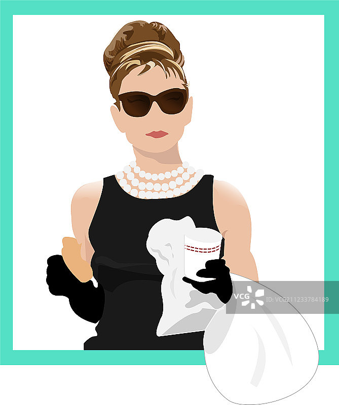 奥黛丽·赫本 霍莉·戈莱特利图片素材