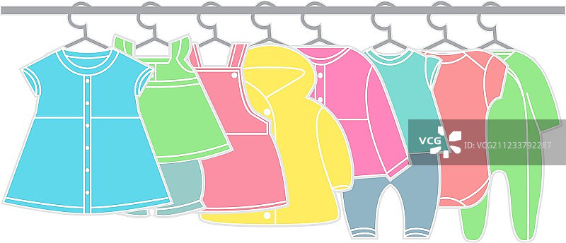 婴儿衣服图片素材