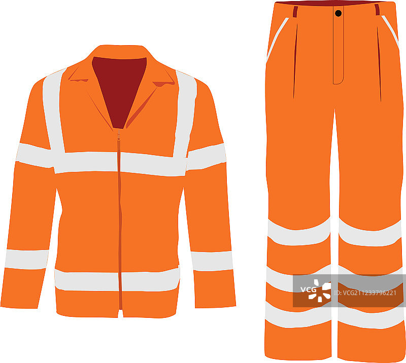 工人的裤子和夹克图片素材
