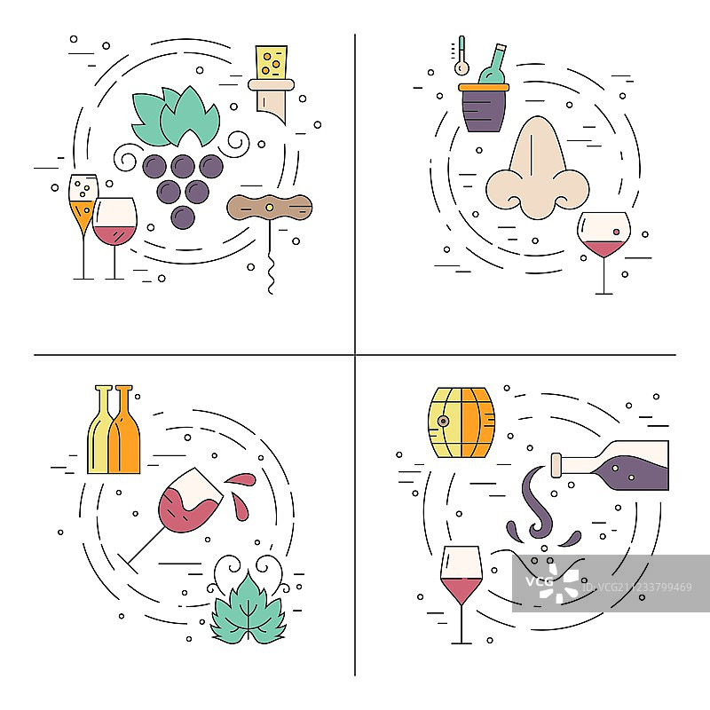 葡萄酒概念图片素材