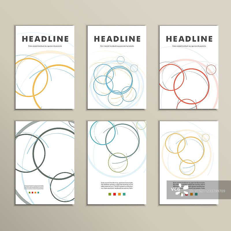 抽象圆形图案合集图片素材