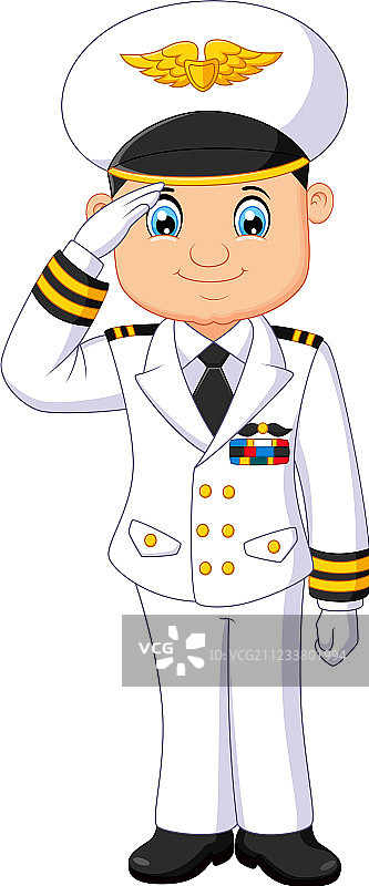 卡通船长图片素材