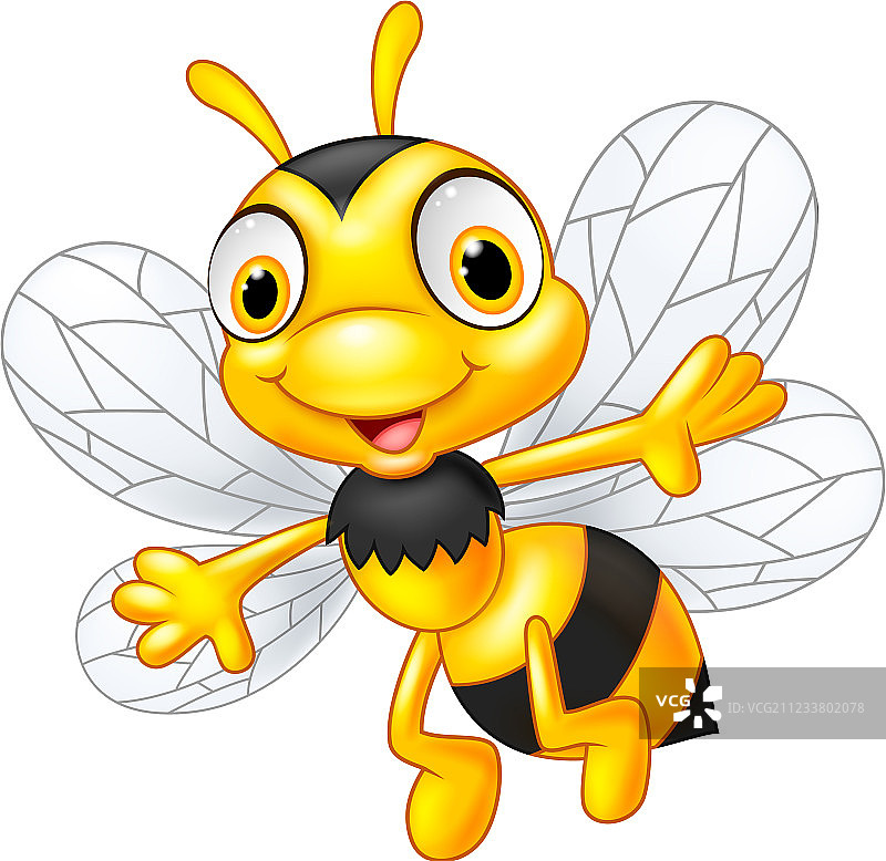 卡通可爱蜜蜂图片素材