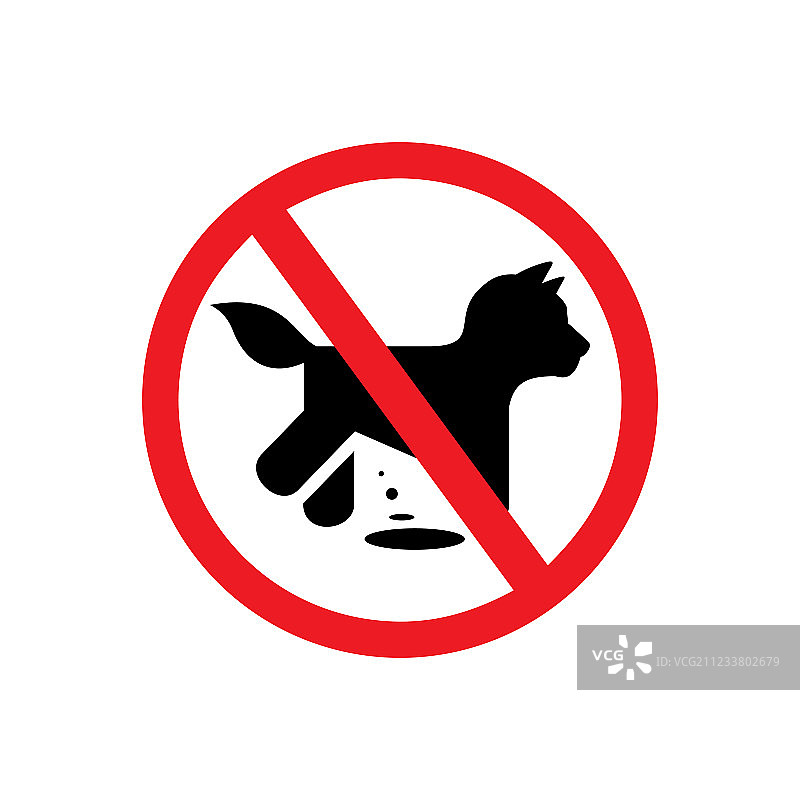 禁止犬只标志图片素材