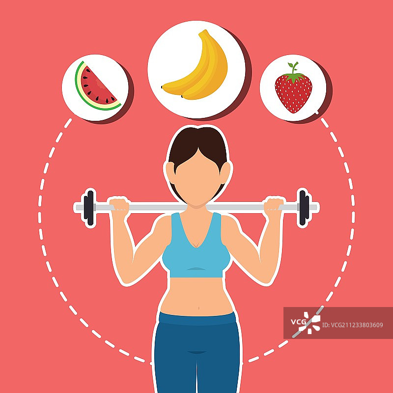 健身与健康食品图片素材