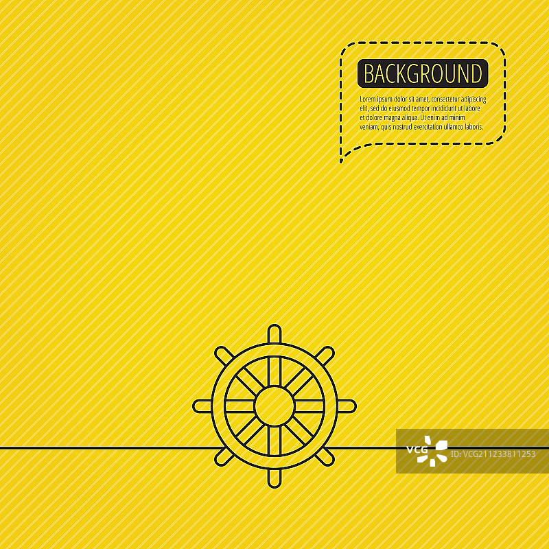 船舵图标，船长方向舵标志图片素材