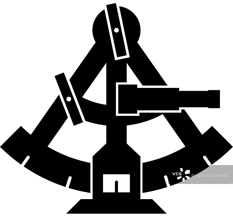 六分仪轮廓图片素材