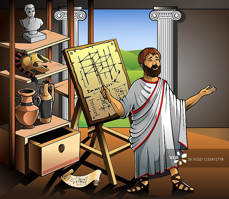 阿基米德的新发明图片素材