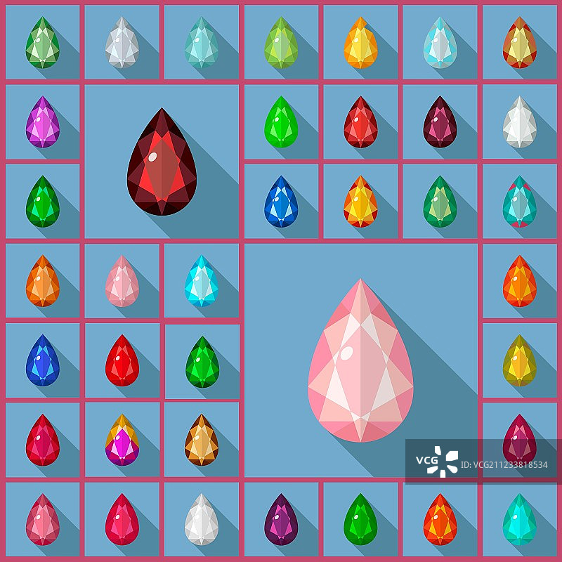 水滴形宝石图片素材