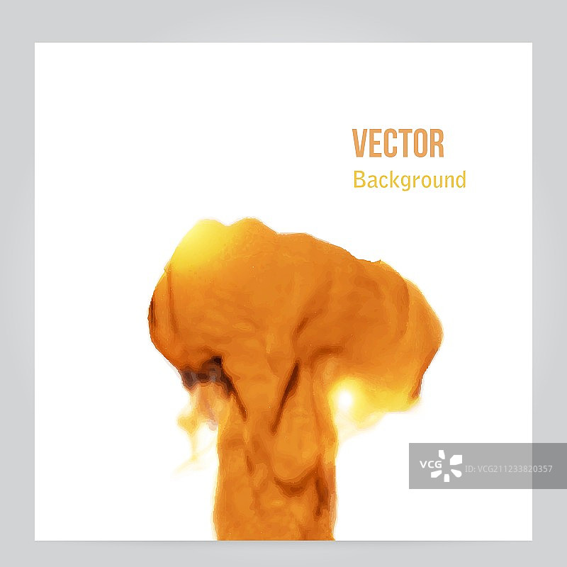 带有烟雾的火焰花卉背景图片素材