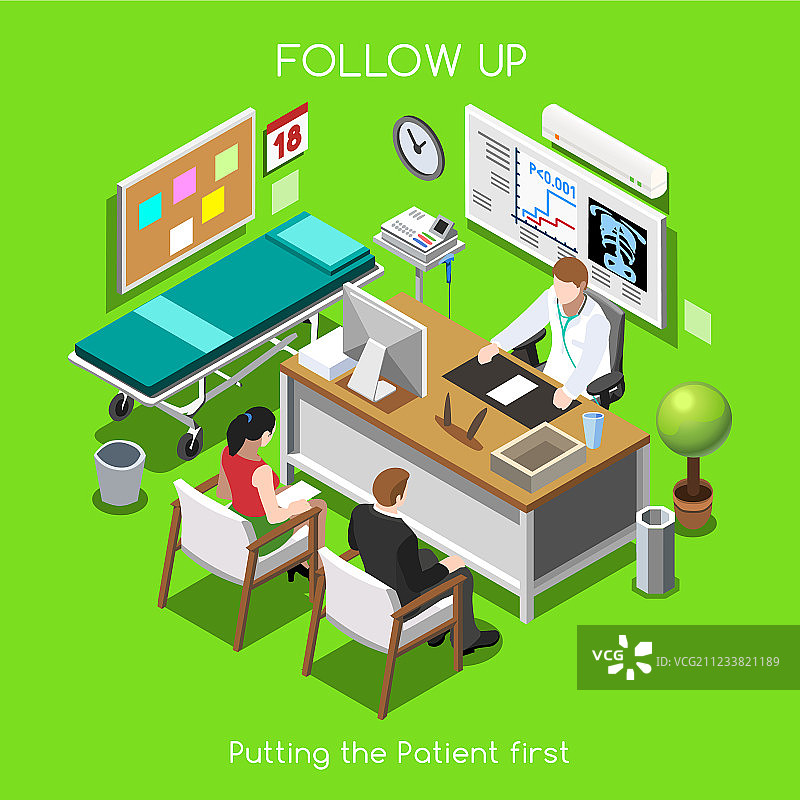 医院09人物2.5D图图片素材