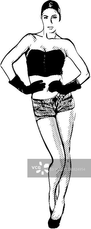 漂亮的女人图片素材