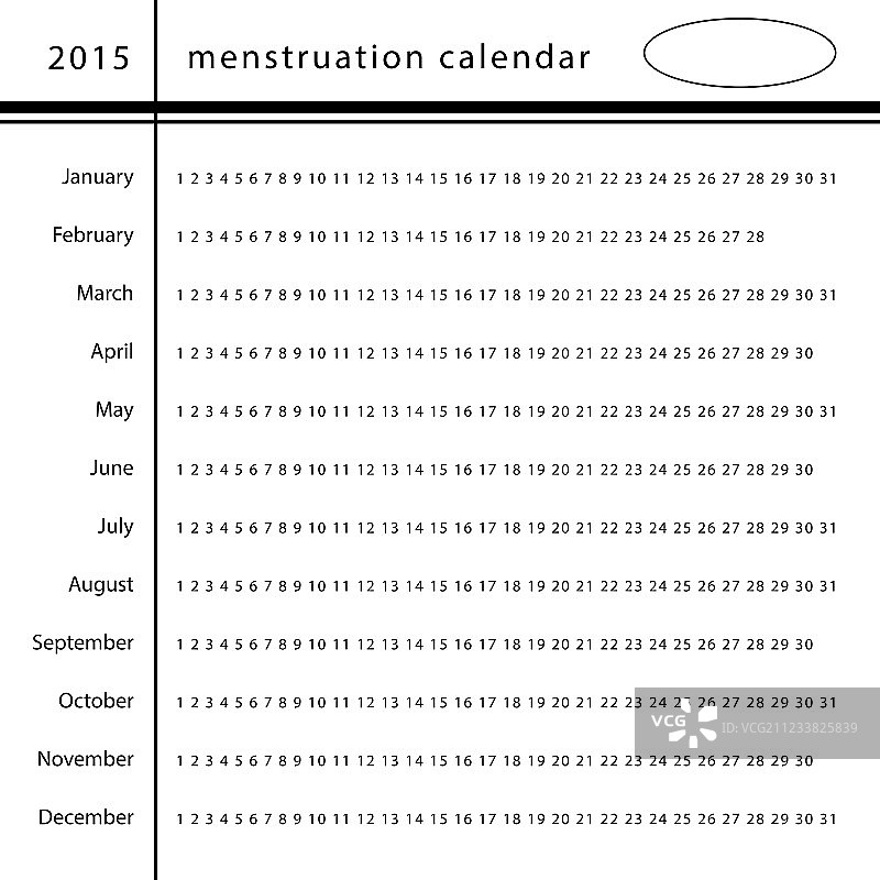 生理期日历图片素材