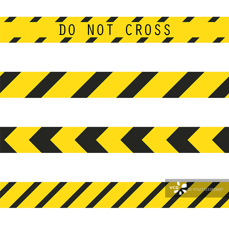 禁止越线警示带图片素材