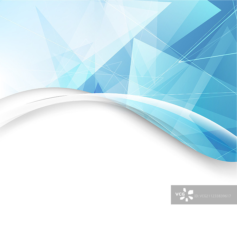 现代抽象三角形文件夹波浪边框设计图片素材