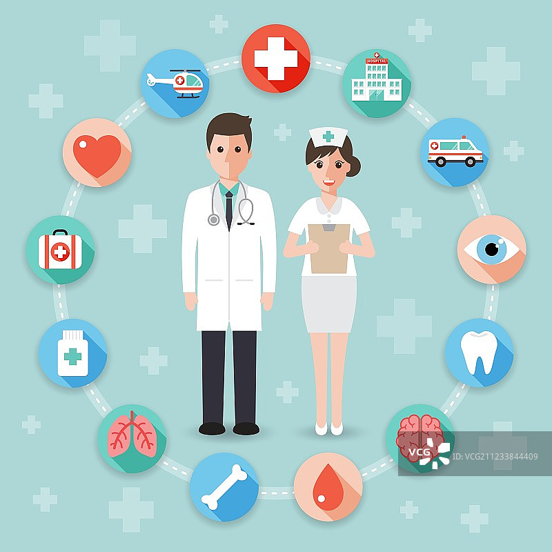 医疗医院图标图片素材