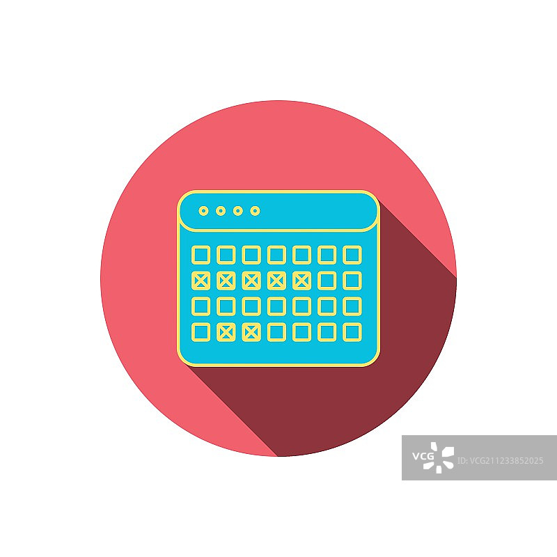 假期安排日历图标图片素材