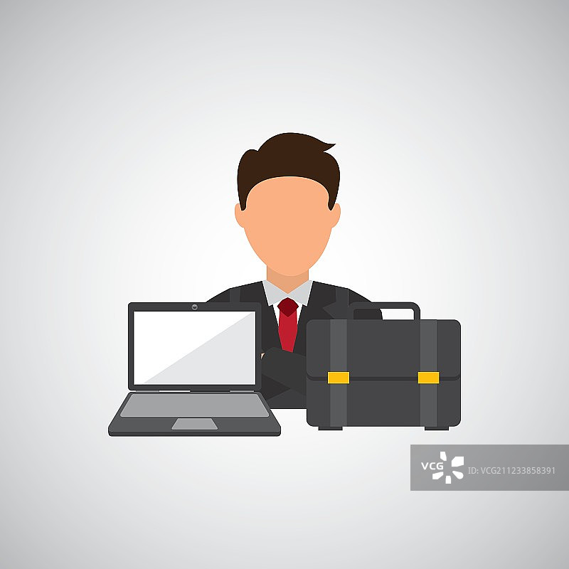 商务人士头像设计图片素材