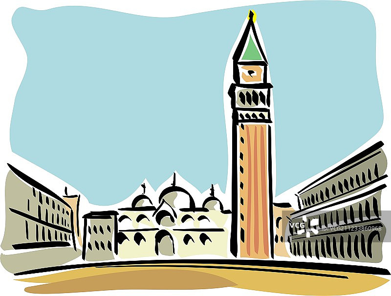 威尼斯圣马可广场图片素材