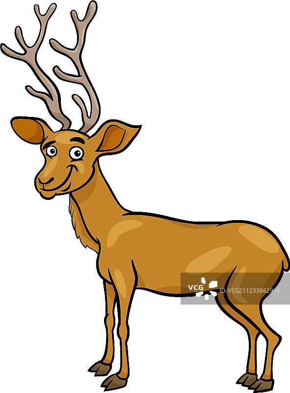 卡通瓦皮蒂鹿图片素材