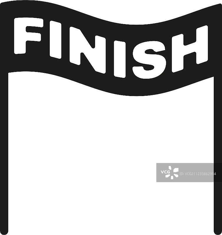 终点图标扁平风格图片素材