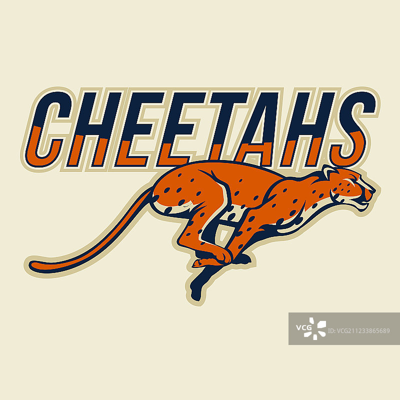 奔跑中的猎豹图片素材