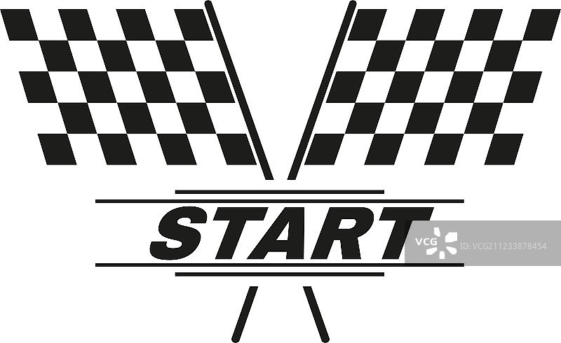 启动图标扁平风格图片素材