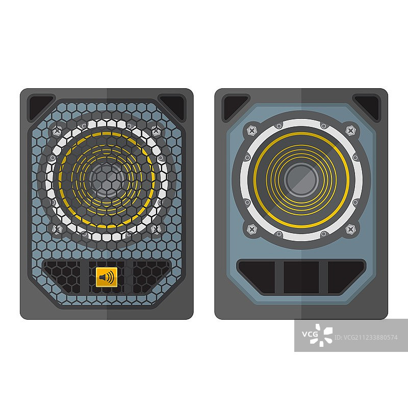 专业音乐会巡演阵列超低音扬声器图片素材