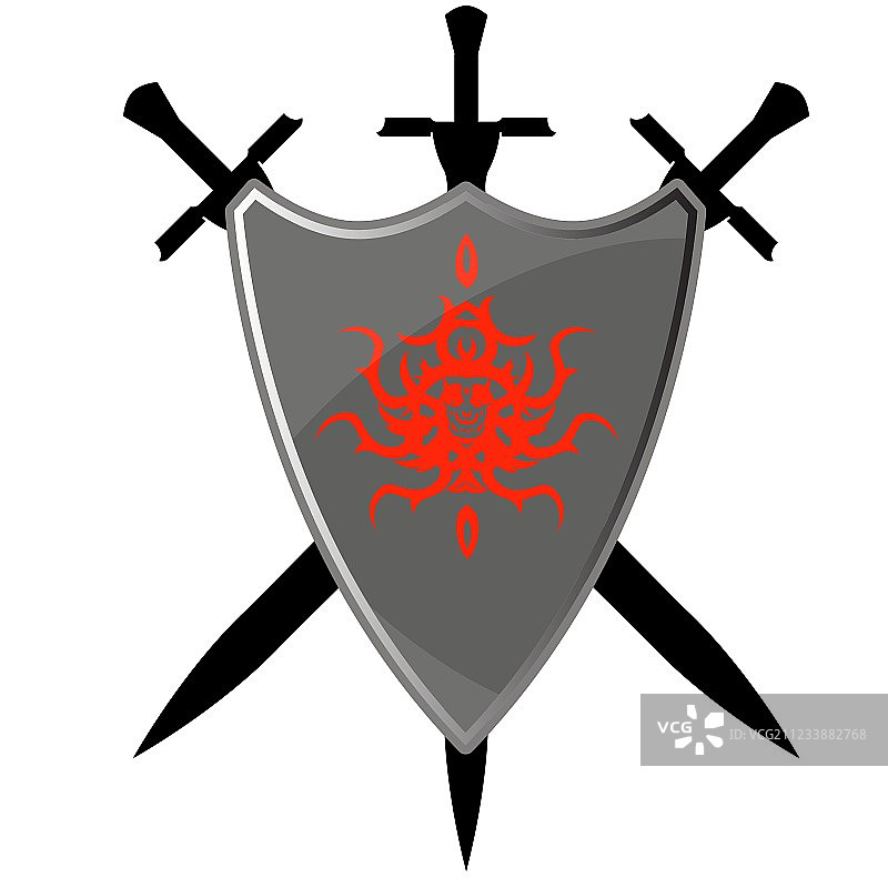 安全剑符号板元素标志安全图片素材