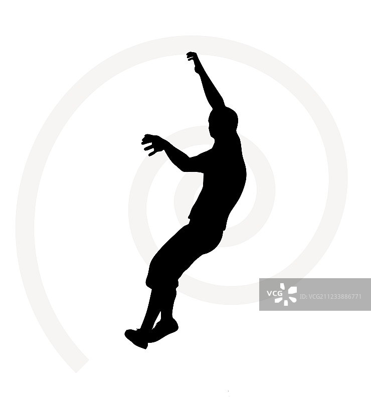 年长的攀岩者图片素材