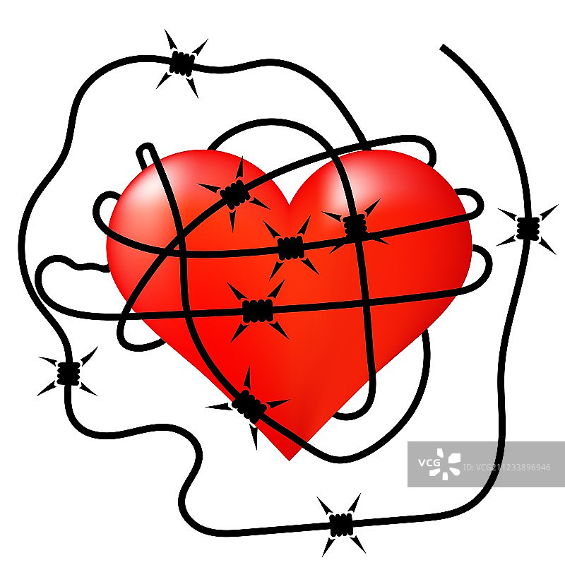 红色的心图片素材