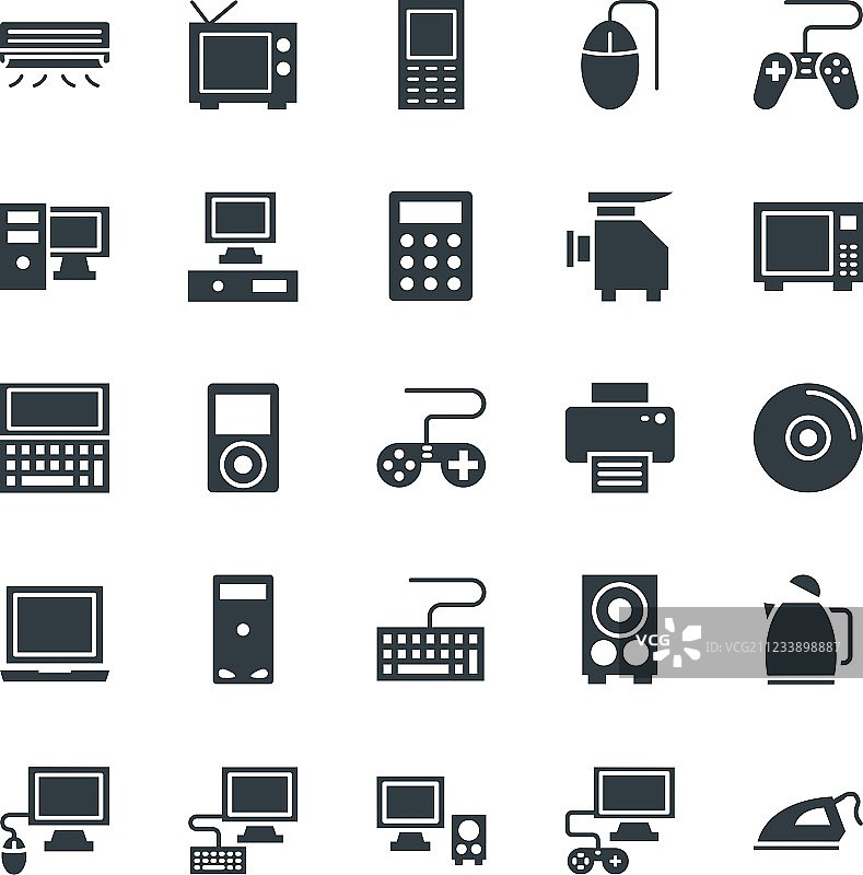 电子酷炫图标1图片素材